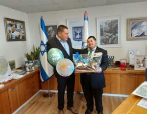 Safed Mayor With Avichai Ben-Baruch on 'Inclusivity Day'